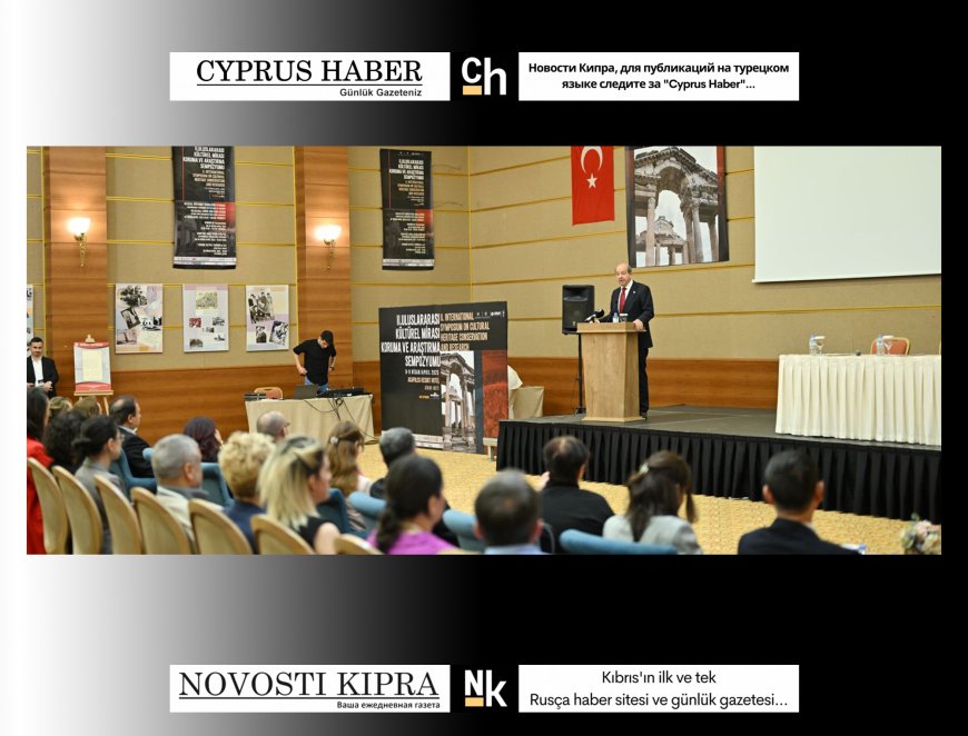 İkinci Uluslararası Kültürel Mirası Koruma ve Araştırma Sempozyumu başladıİkinci Uluslararası Kültürel Mirası Koruma ve Araştırma Sempozyumu’nun açılışı bugün Girne Acapulco Otel’de yapıldı.