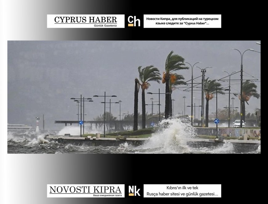 Meteoroloji, yarından itibaren denizlerde 7 kuvvetinde fırtına, karada fırtınamsı rüzgâr uyarısında bulundu