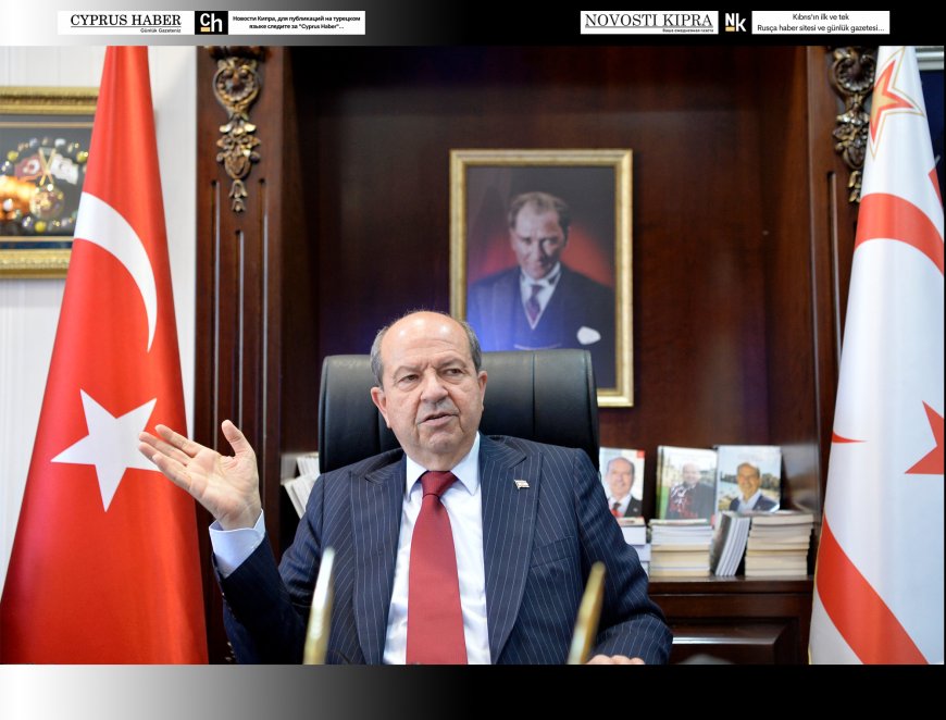 Cumhurbaşkanı Tatar: “İki devletli siyasetin devamı için seçimi kazanma kararlılığındayım”