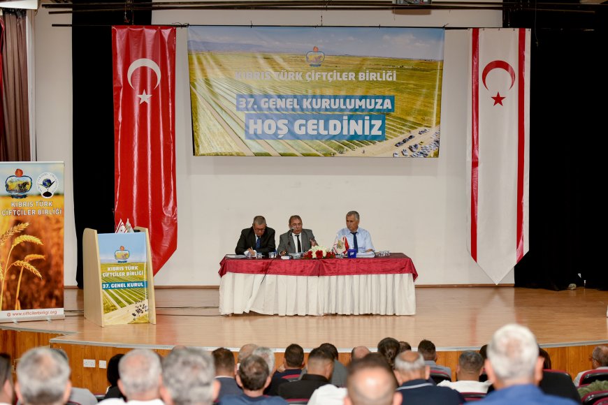 Mehmet Nizam yeniden Kıbrıs Türk Çiftçiler Birliği genel başkanlığına seçildi