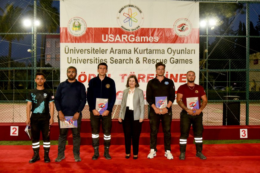 "USARGames 2025 Üniversiteler Arama Kurtarma Oyunları" ödül töreniyle tamamlandı