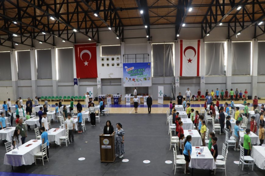 2. Akıl ve Zeka Oyunları Turnuvası Finali Lefkoşa Atatürk Spor Salonu’nda yapıldı