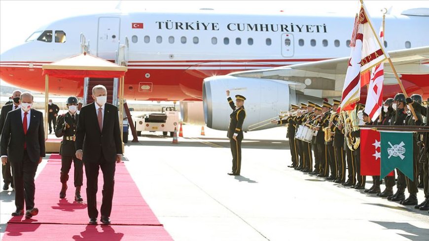 Türkiye Cumhuriyeti Cumhurbaşkanı Erdoğan KKTC’de