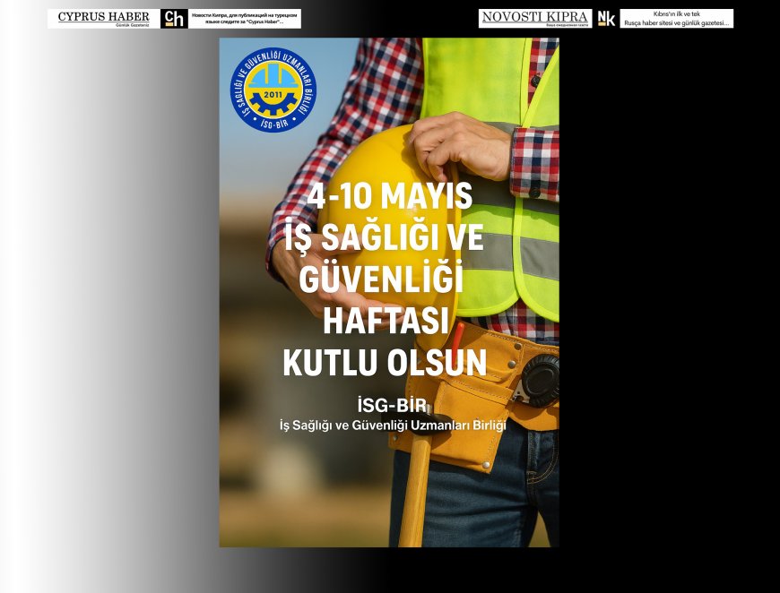 İSG-BİR, iş kazalarının önlenebilir olduğuna dikkat çekti