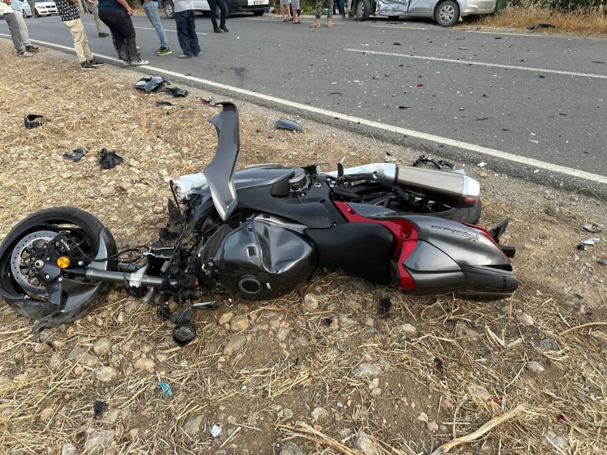 Pınarbaşı'ndaki motosiklet kazasında Rifat Gezici hayatını kaybetti