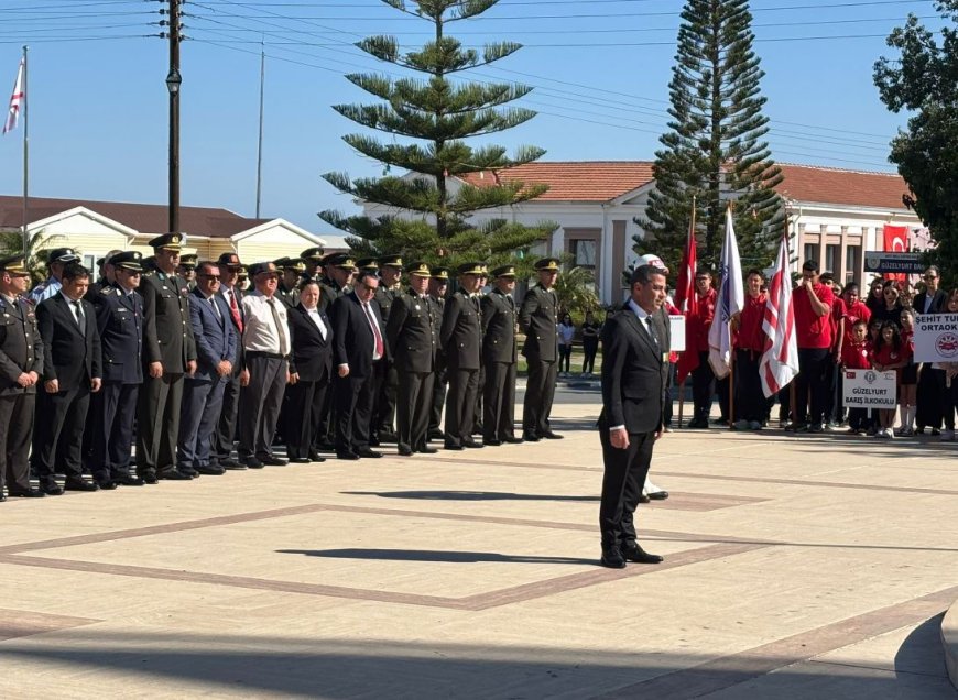 19 Mayıs Atatürk’ü Anma Gençlik ve Spor Bayramı Güzelyurt’ta düzenlenen törenle kutlandı