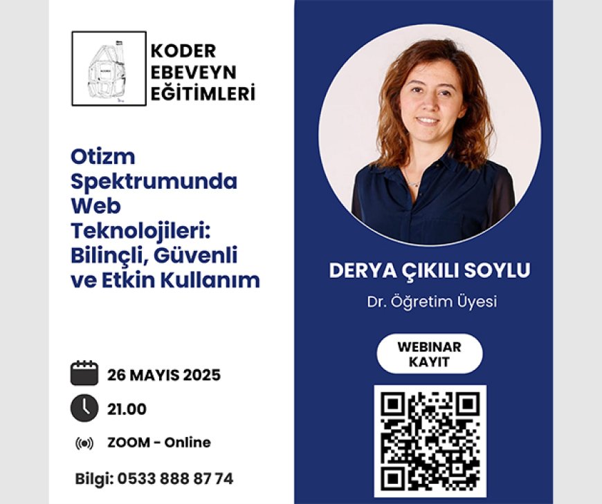 Kıbrıs Otizm Derneği, “Otizm Spektrumunda Web Teknolojileri Kullanımı” konulu webinar düzenleyecek