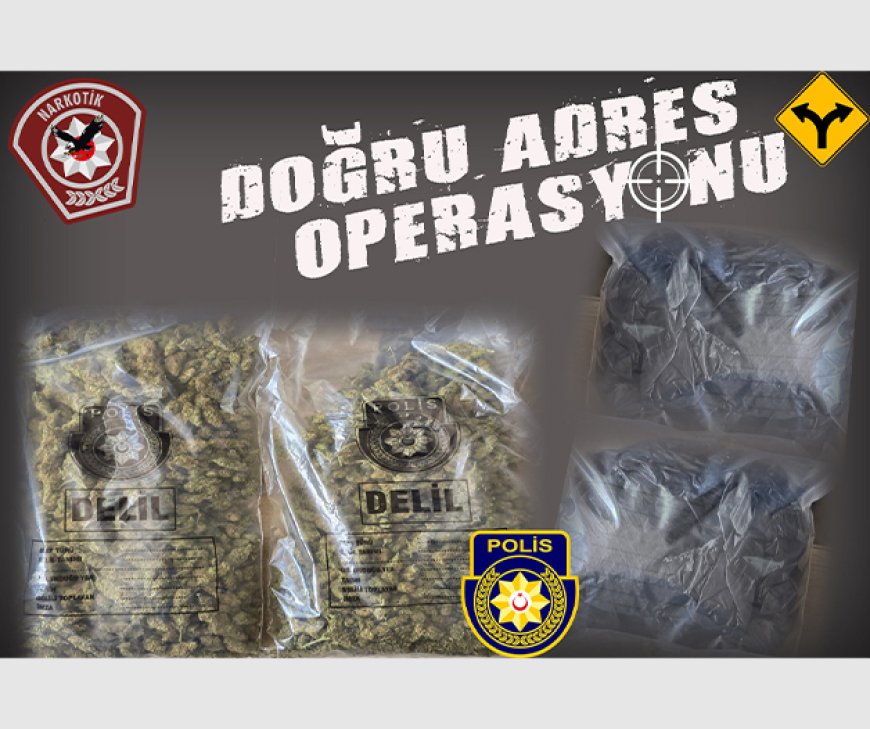 Gazimağusa’daki Doğru Adres Operasyonu’nda 850 gram uyuşturucu ele geçirildi