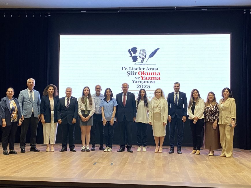 Cumhurbaşkanlığı “4. Liseler Arası Şiir Okuma ve Yazma Yarışması” ödülleri verildi