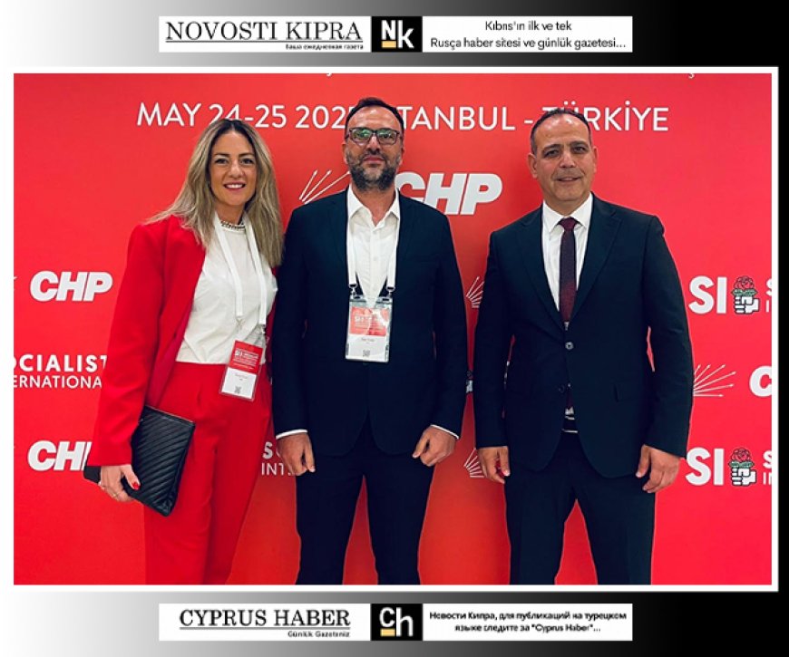 TDP'den bir heyet Sosyalist Enternasyonal Konseyi toplantısına katıldı