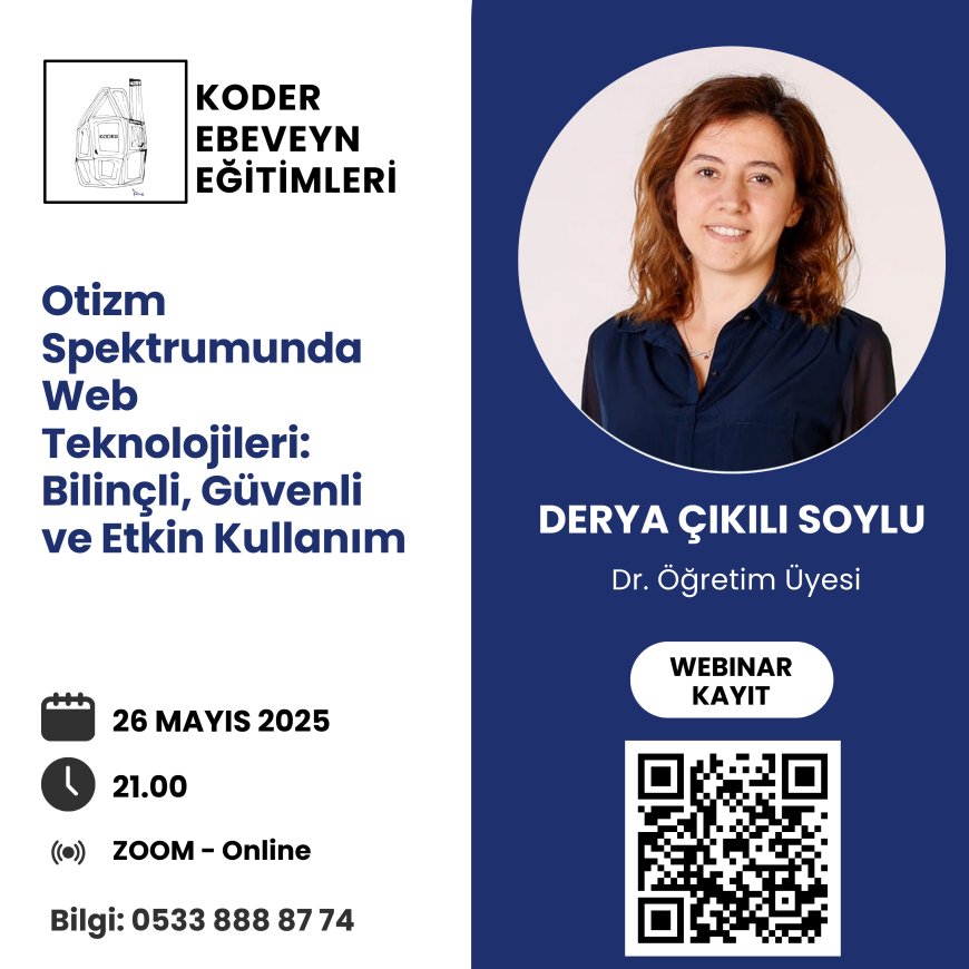 Kıbrıs Otizm Derneği bu akşam ağ teknolojileri kullanımı konulu webinar düzenliyor