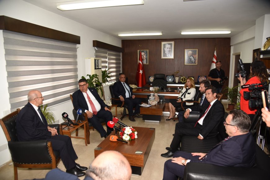 Maliye Bakanı Berova, Türkiye Cumhuriyeti Hazine ve Maliye Bakanı Şimşek’i kabul etti