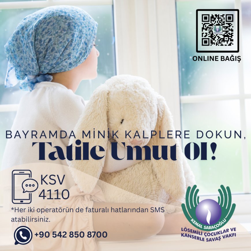 Kemal Saraçoğlu Vakfı’ndan bağış çağrısı