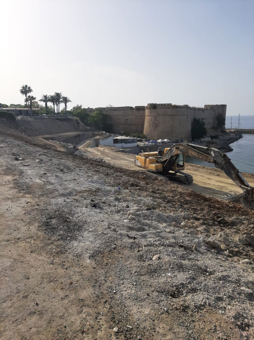 Şehir Plancıları Odası: “Girne Kalesi arkasındaki düzenleme ara emriyle durduruldu”