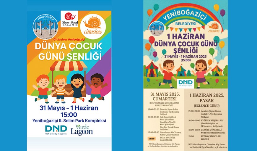 Yeniboğaziçi Belediyesi’nden “Dünya Çocuk Günü Şenliği”