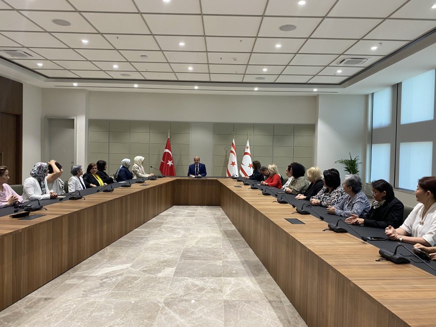 Cumhurbaşkanı Tatar, TÜRKPA Kadın Zirvesi heyetini kabul etti