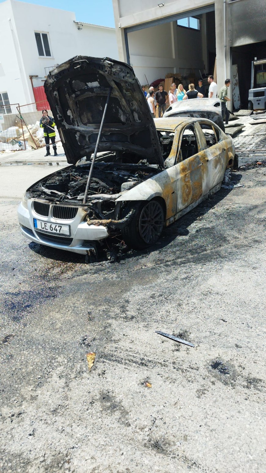 Alayköy’de araç yangını...