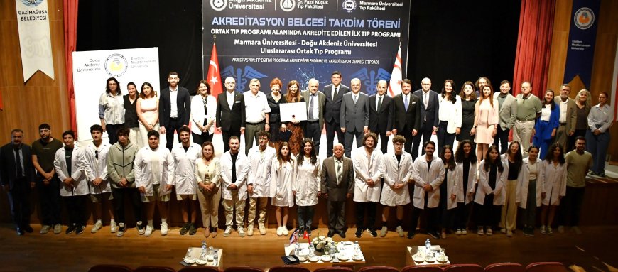 DAÜ-MÜ Uluslararası Ortak Tıp Programı Akreditasyon Belgesi’ni aldı