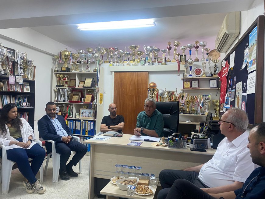 CTP Girne İlçesi’nden Akdeniz Spor Birliği’ne ziyaret