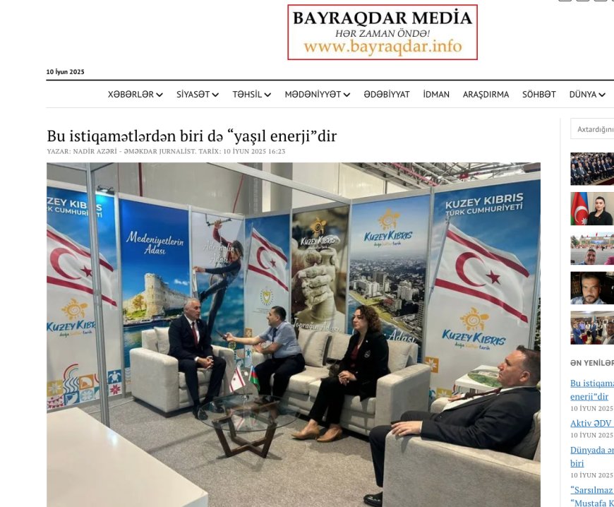 Amcaoğlu: “Yeşil enerjiye dayalı bir ada modeli yaratmayı amaçlıyoruz"
