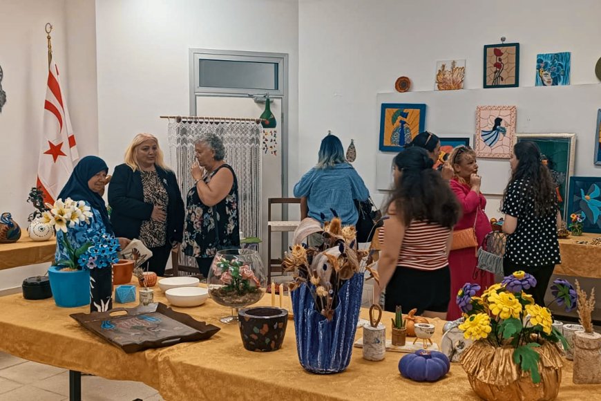 “Üreten Eller Köy Kadın Kursu Sergisi” açıldı