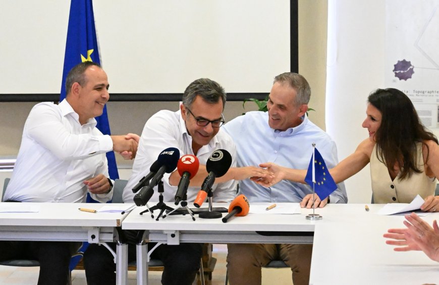 Haspolat Arıtma Tesisi'ne güneş enerjisi sistemi kurulması projesinde imzalar atıldı