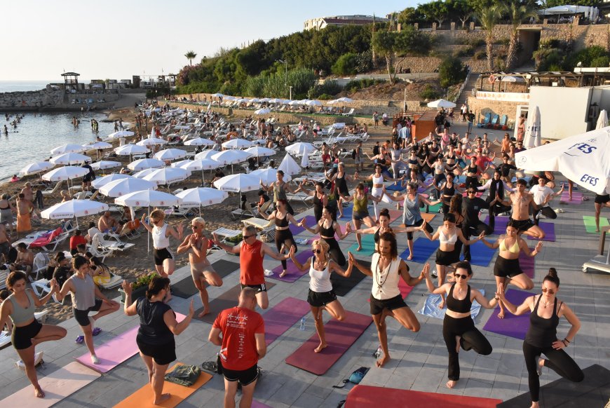 Girne'de Uluslararası Yoga Günü etkinliği düzenlendi