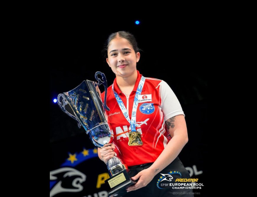 Avrupa Kadınlar Bilardo Şampiyonu Ghaffari yarın basınla bir araya gelecek
